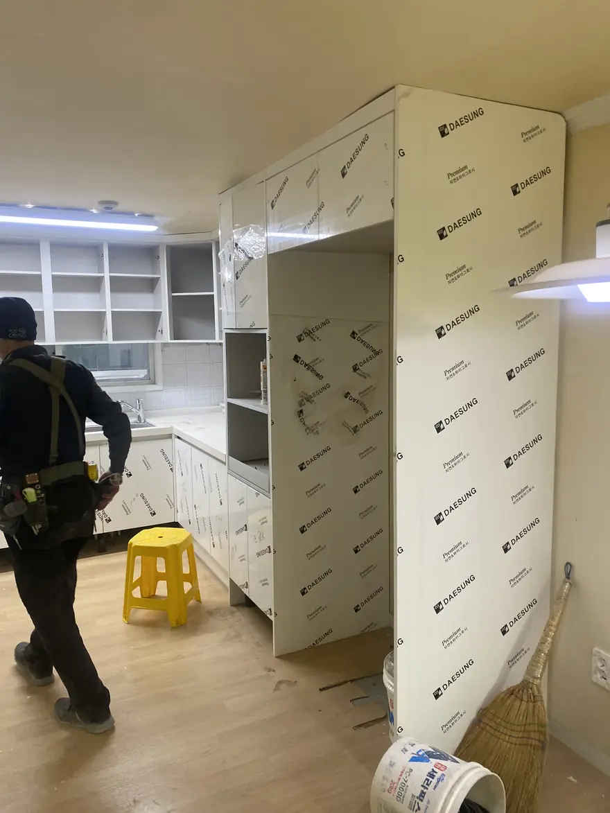 싱크대 문짝 교체